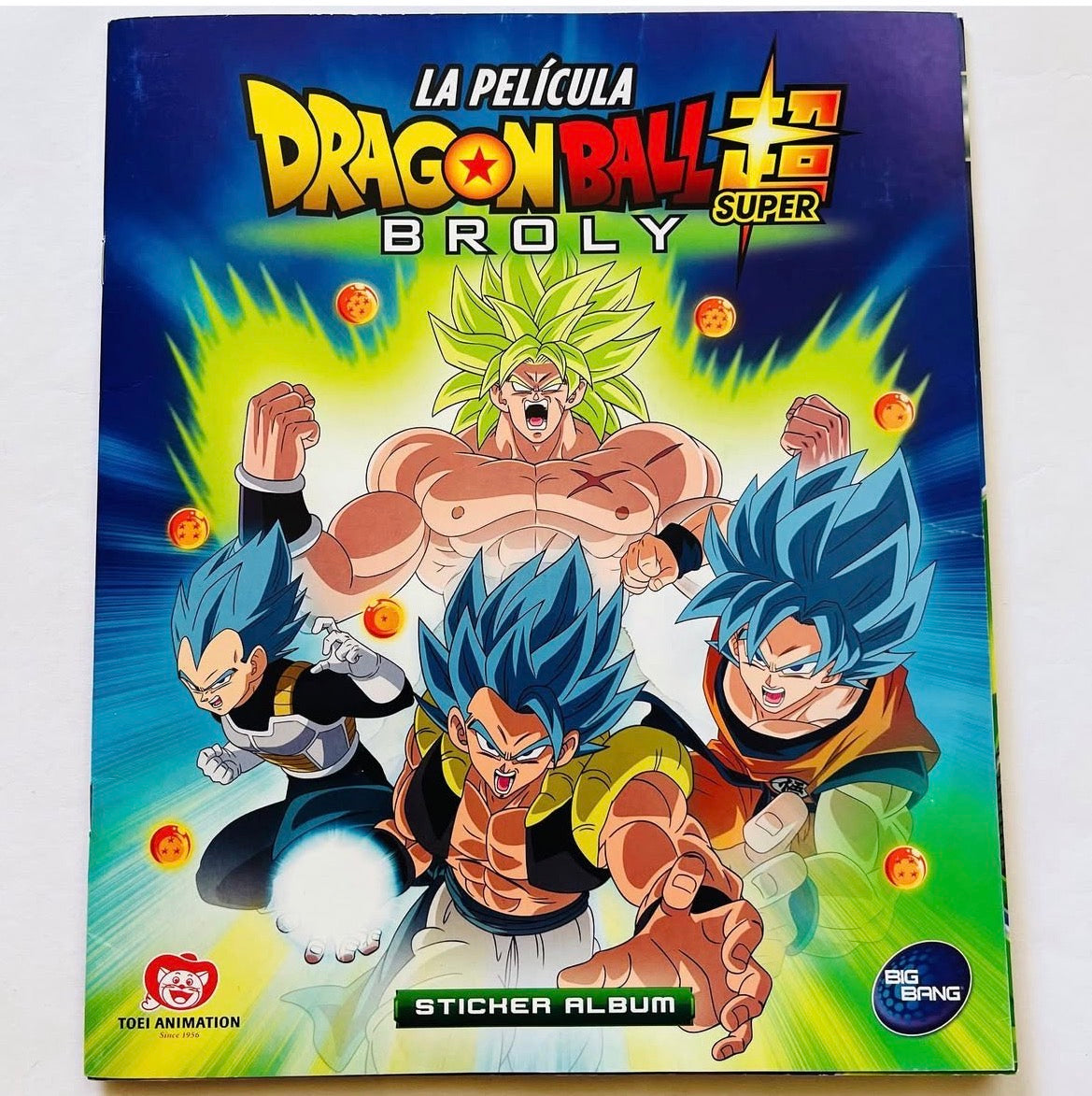 Láminas Álbum Dragon Ball Super: Broly (Big Bang, 2018)