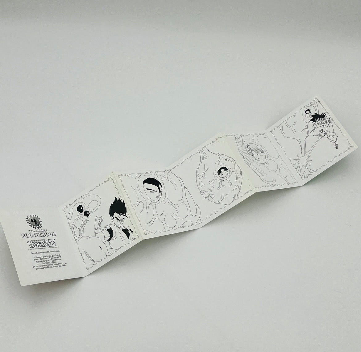 Libro de pintar Dragon Ball año 2000 - Gotenks