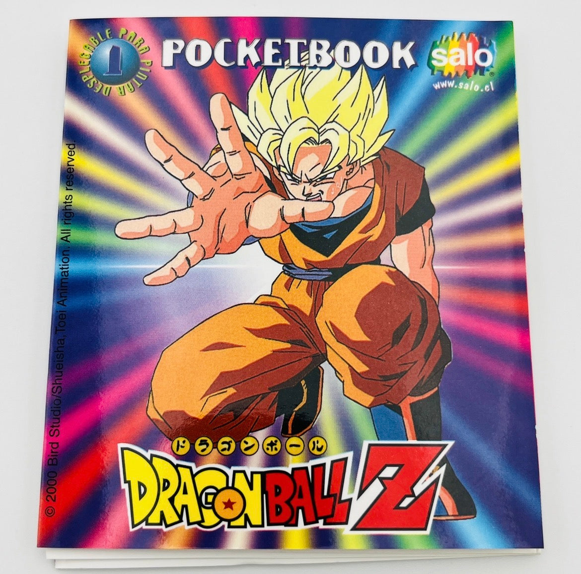 Libro de pintar Dragon Ball año 2000 - Goku