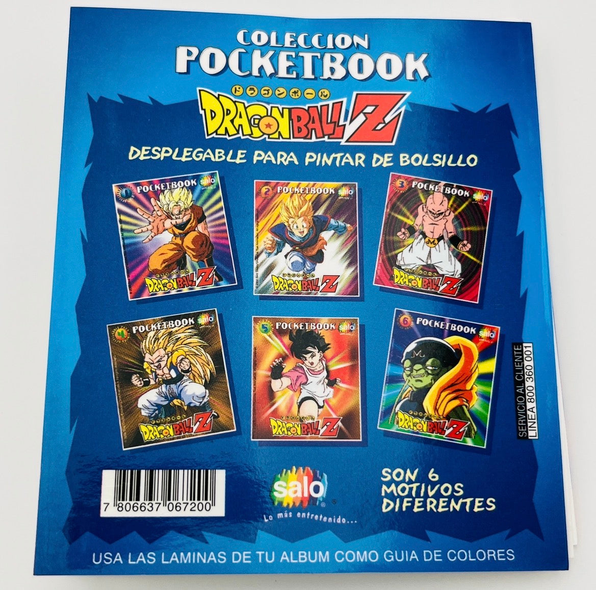 Libro de pintar Dragon Ball año 2000 - Goku