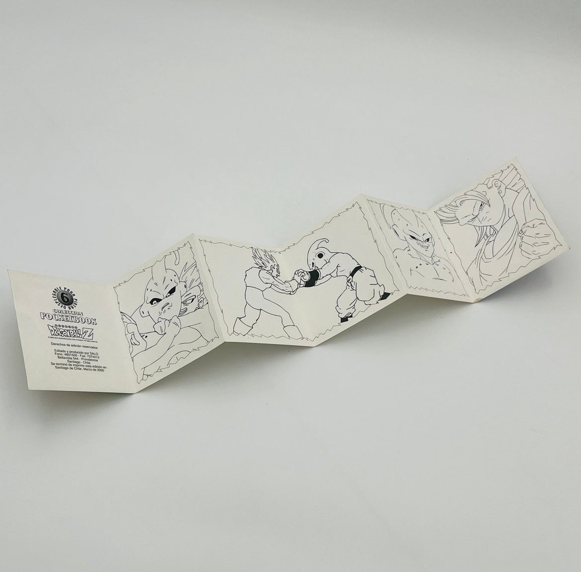 Libro de pintar Dragon Ball año 2000 - Babidi