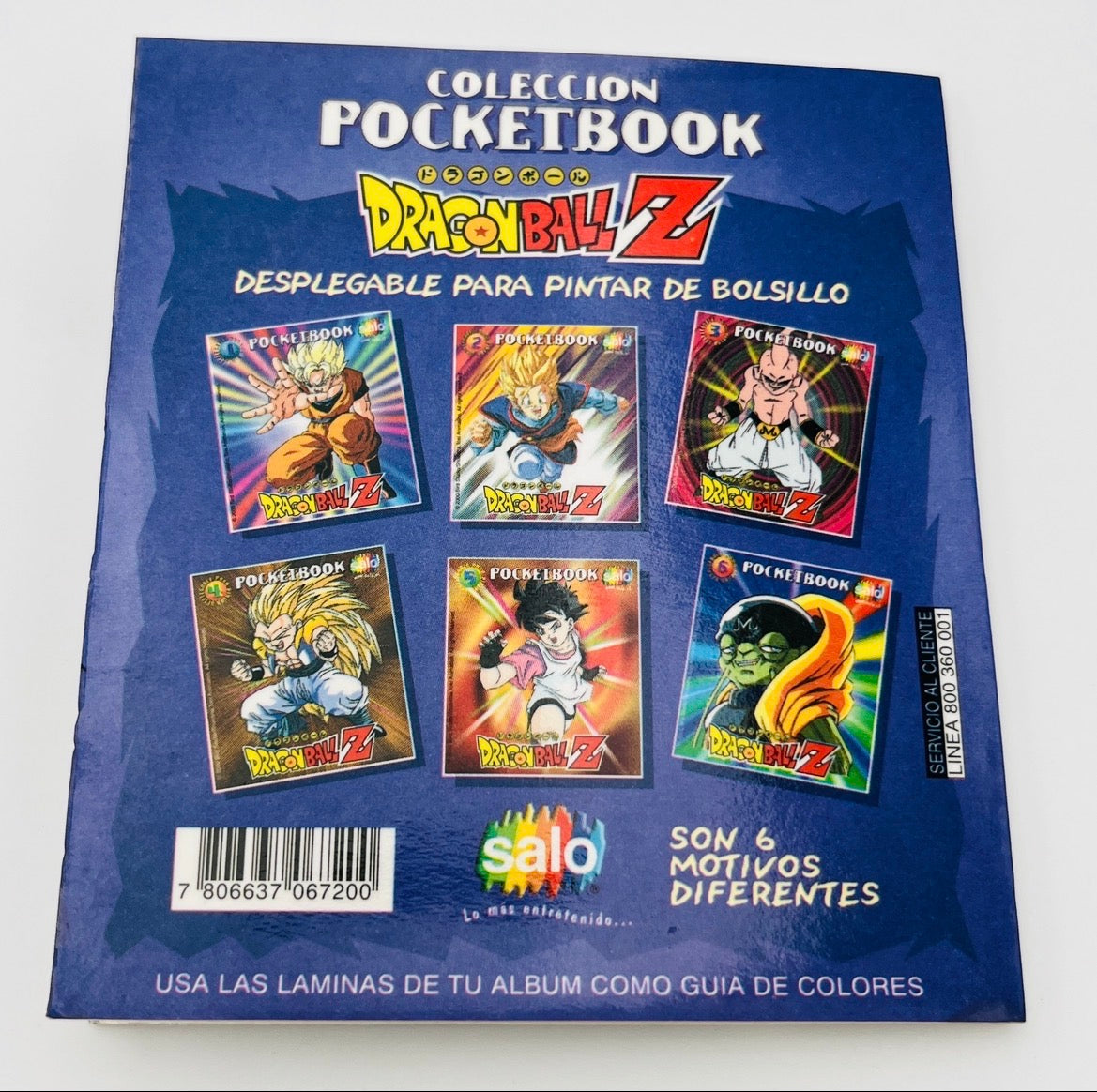 Libro de pintar Dragon Ball año 2000 - Babidi