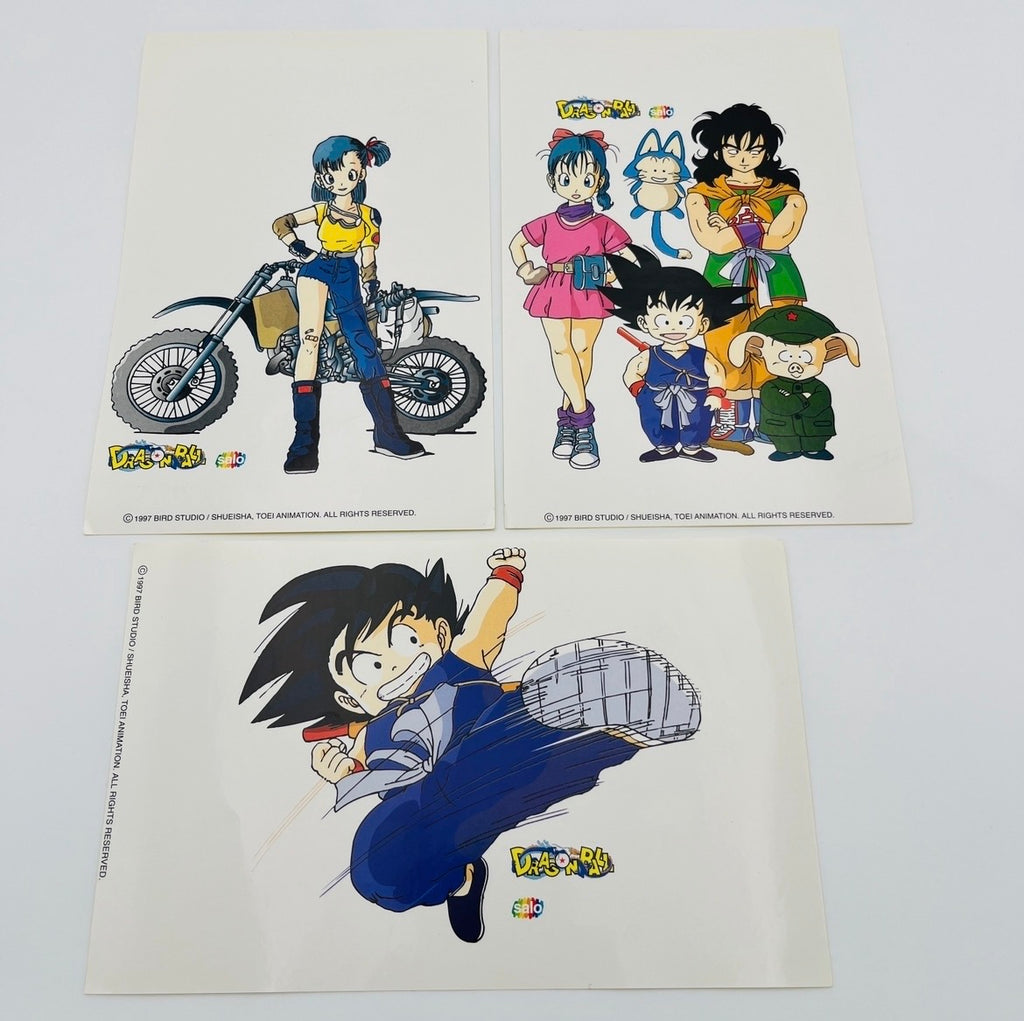 Set de sticker Dragon Ball año 1997